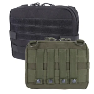 Outdoor Molle Admin Pouch 1000D Tough Nylon EDC Utility Pouches Tools Bag EMT Utility Map Pocket for Hunting CS