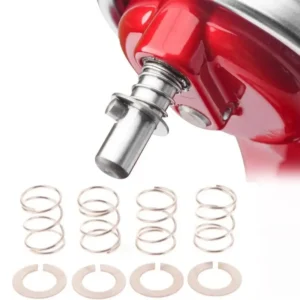 2 Set Stainless Steel Spring And Washer 4 Pack Fit For Kitchenaid Stand Mixer 3.5/4/5/6/7/8Qt Kitchen Aid Mixers Accessories
