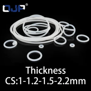 O-ring CS 1/1.2/1.5/2.2mm silicone VMQ sealing ring high temperature resistant gasket waterproof and elastic in specifications