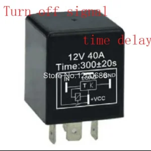 FN YS020 30A 1 5 10 minutes delay off after switch turn off Automotive 12V Time Delay Relay SPDT delay release off relay