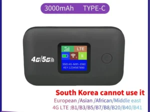 4G Mobile WIFI Router 150Mbps 4G LTE Wireless Router Portable Pocket MiFi Modem Mobile Wifi Hotspot with Sim Card Slot for Home
