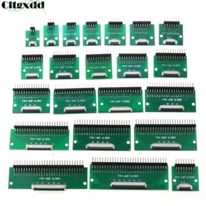 1pcs FPC/FFC Adapter Board 0.5mm To 2.54mm Connector Double Row Straight Needle 4/6/8/10/12/14/15/16/18/20/22/24/26/30/34/36 Pin
