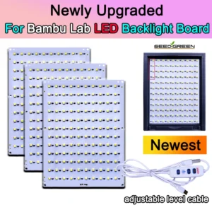 For Bambu Lab Lithophane Led Panel CMYK LED Backlight Board PLA Basic CMYK Lithophane Bundle 3D Print Lithophane Photo DIY