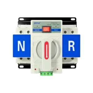 JOTTA ATS Automatic Transfer Switch 2P 63A 220V 110V 50/60Hz Dual Power Manual Changeover Switch Miniature Circuit Breaker