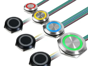 Ultra Short Push Button Switch Waterproof 19/22/25/30mm 12v 220v led light Momentary Self-reset Wiring Buttons without fixation