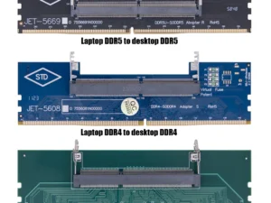 Laptop To Desktop Memory RAM DDR3 DDR4 DDR5 Memory Adapter Connector Card