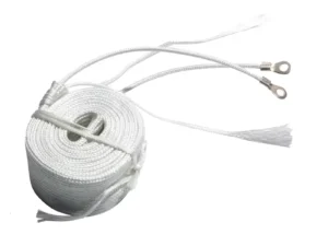 SNDHEATER Glass Fiber Heating Belt 220V Electric Fast Warming Tape 4 Wires 1M 2M 3M 4M 5M 200W 300W for Bucket Barrel Winding