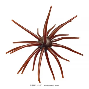 Bazooka TPE Fishing Lure Simulated Sea Urchin Lures Soft Silicone For Bream Pike Sea Bass Tilapia Gears Mandarin Winter Biats