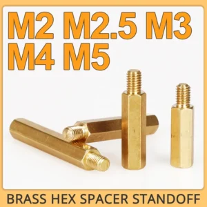 M2 M2.5 M3 M4 M5 Hex Brass Male Female Standoff Board Rack Stud Hexagon Threaded Pillar PCB Column Motherboard Spacer Bolt Screw