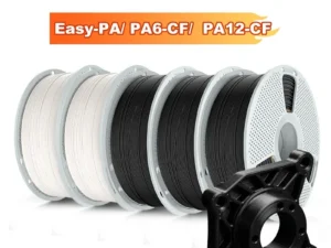 SUNLU 5KG Easy-PA/PA6-CF/ PA12-CF Filament 1.75mm 1KG Spool Carbon Fiber-Textured Nylon Filament for Industrial Parts&3D Printer
