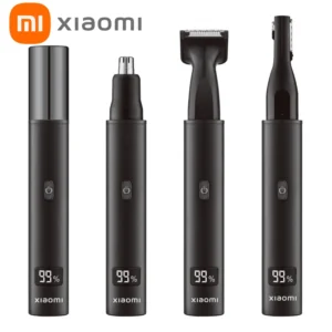 XIAOMI New 3 in 1 Electric Rechargeable Nose Ear Hair Trimmer for Men Painless Sideburns Eyebrows Beard Hair Clipper Shaver