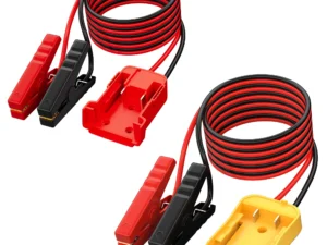 6FT Jumper Cable Clamps with Power Wheel Battery Adapter For 20V Battery Jumper Starter for Car Jump Starting