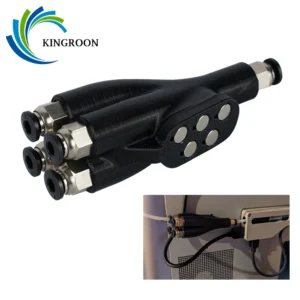 For Bambu Lab AMS Connector 4-in-1 PTFE Adapter Pipe Expansion Port 4 Feeding Multi-color For Bambulab X1 X1C P1P P1S A1 A1min