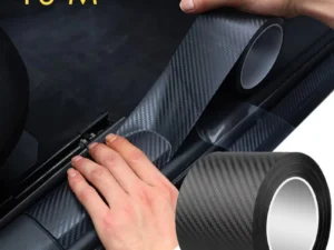 1-5m Nano Carbon Fiber Car Tape Sticker Door Mirror Paste Protector Strip DIY Protection Protective Film Waterproof Adhesive
