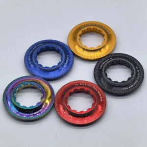 2pc Bicycle Center Lock Disc Brake Hub Lockring 44.1mm Front Rear For 9 12 15 Axle Middle Center Lock Cover Ring Cycling Accesso