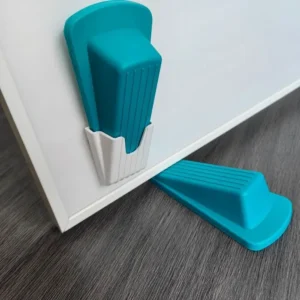 1Pcs Safety Silicone Door Stop Stoppers Block Wedge Doorstops Door Stopper Home Office Door Rear Retainer Anti-collision Stop