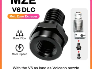 Trianglelab MZE™ DLC V6 Melt Zone Extruder Increase Flow for V6 Nozzle CHC Hotend CHC XL Rapido Hotend Voron 3D Printer