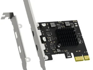 2-Port 10Gb USB 3.1 Gen2 Type-C to PCIE X1 Expansion Card with ASM 3142 Chip