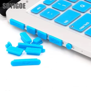 Dust stopper for Macbook pro 13 air 11/15 Silicone Computer USB Dust Proof Rubber Cover Stopper Laptop Dust Plug 5pcs/9pcs/12pcs