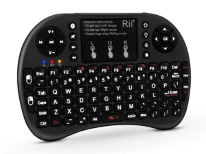 Rii Mini Bluetooth Keyboard With Touchpad Backlit Portable 2.4GHZ Wireless Keyboard For Smartphones Laptop/PC/Windows/Mac/TV Box
