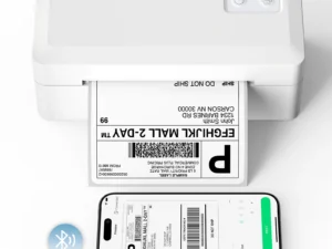 Thermal Shipping Label Printer, 4x6 Bluetooth Label Printer for Small Business and Home, Supports iPhone, Android, Windows, Mac, Chromebook