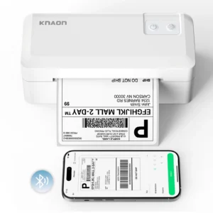 Thermal Shipping Label Printer, 4x6 Bluetooth Label Printer for Small Business and Home, Supports iPhone, Android, Windows, Mac, Chromebook