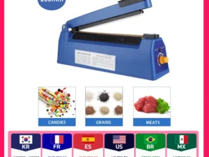 Impulse Sealer Manual Heat Sealer Machine for 8 inch Plastic Bags, Shrink Wrap Bag Sealers Vacuum Sealer Packaging Machine
