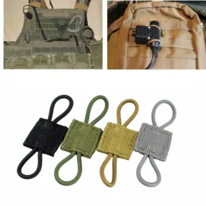 5/10Pcs Antenna Binding Buckle Outdoor Tactical Molle System Backpack Vest Accessories Tactical Buckle Fixed Binding Retainer