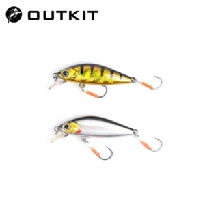 OUTKIT 2022 NEW Arrive Japanese Design Small Lures Fishing Lure 3.2g 45mm Sinking Minnow Mini Hard Bait For Perch Trout Bass