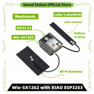 esp32 s3 lora Meshtastic Lora module SX1262 868mhz 915mhz antenna XIAO ESP32S3 for Meshtastic LoRa starter kit,LoRaWAN,WiFi,BLE