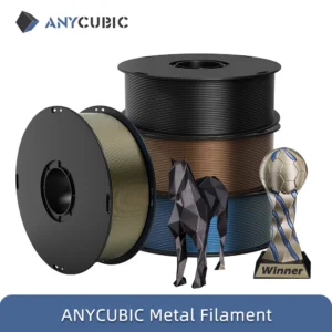 ANYCUBIC 4kg/1kg Metal Filament Metallic Texture PLA Kobra S1 Kobra 3 Combo 3D Printer Filament High-Performance 3D Printing PLA