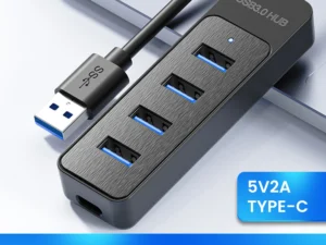 USB 3.0 Power Adapter 4 Port Multi USB Splitter Hub USB Hub 2.0 Type C HUB Multiple Expander High Speed For Computer Accessorie