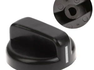 2PCS 8mm General Plastic Handle Gas Stove Replacement Control Switch Knob Range Oven Knob For Benchtop Burner