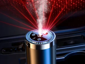 Rechargeable car aroma diffuser, aromatic essential oil, colorful lights, romantic starry sky lights, bedroom gift