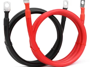 Battery Connection Cable 8 6 4AWG with M8 SC Terminal RV Pure Copper Core Inverter Battery Connection Wire 20/30/40/50/60/100CM