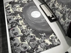 Japan Anime P-pokemon Mousepad Xxl Large Computer Gamer Desktop Decoration Office Mice Pad Kawaii Mimikyu Lock Edge Keyboard Mat