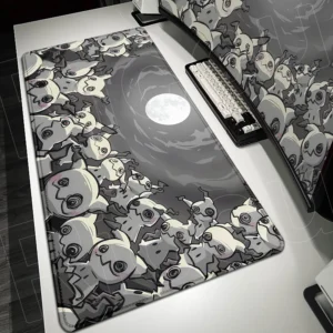 Japan Anime P-pokemon Mousepad Xxl Large Computer Gamer Desktop Decoration Office Mice Pad Kawaii Mimikyu Lock Edge Keyboard Mat