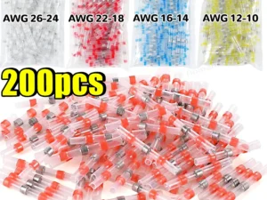 Waterproof Solder Seal Heat Shrink Tube Sleeves Electrical Wire Connector Butt Splice Terminals Heat Shrinkage Cable Connectors