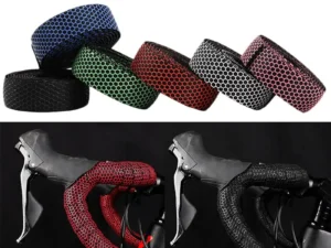 BUCKLOS Road Bike Handlebar Tape Anti Slip Silica Gel Handlebar Tape Shock Absorption Cycling Bar Tape Bicycle Accessories