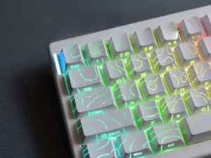 2025 Super Contour PBT Keycaps Side Glow Light Mechanical Keyboard Original Factory Height for 61/68/75/84/87 Keys Game Keyboard