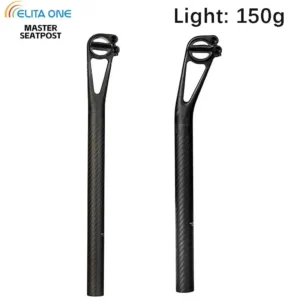 ELITA ONE Bicycle Carbon Seat post  Setback 5/25mm MTB/Road Seatpost 27.2/30.9/31.6/25.4mm Titanium screws  Light 150g