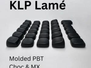 KLP Lamé Keycaps - Injection-Molded PBT Low Profile Keycaps for Kailh Choc V1 Choc V2 MX Switches KLP Lame MX Keycap