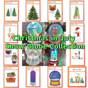 Christmas In July Snow Globe Collection Metal Cutting Dies for DIY Making Card Scrapbook Embossed Paper Template Decoration
