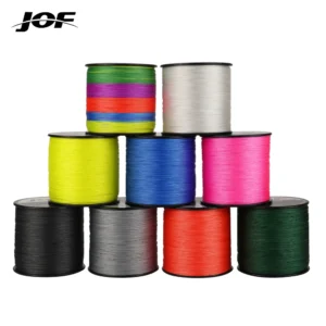 JOF 4 Strand 300M/328Yards 100% PE Braided Fishing Line Multifilament River Fishing 8LB 10LB 20LB 30LB 35LB 40LB 50LB 60LB 80LB