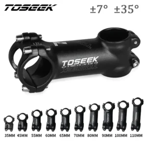 TOSEEK Bicycle Handlebar Stem 60/70/80/90/100mm MTB Stem 28.6mm 31.8mm Negative Power Mtb Lightweight Road Bike Table