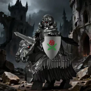 Medieval Skeleton Knight Skeleton Horse Compatible Bricks Berserk Guts Puzzle Action Figures Model Building Blocks Doll Toy Gift