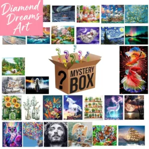 Frameless,Blind Box Diamond Painted Mystery Box Rhinestone Picture 5D DIY Diamond Embroidery Sales Mosaic Handmade Gifts