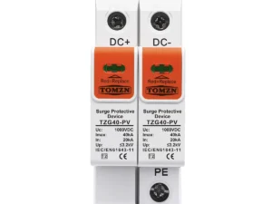 TOMZN SPD DC 500V 600V 800V 1000V 10-20kA 20-40kA House Surge Protector Protective Low-voltage Arrester Device