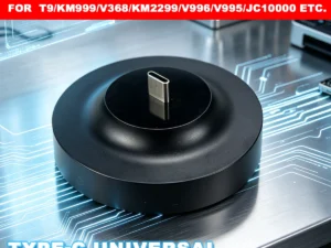 Professional Barber Charging Stand Type-C Dock Compatible with T9, KM-999/2299, V-368/996/995, JC10000 Hair Clippers