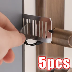 Portable Door Lock Travel Home Security Extra Lock for Additional Privacy and Safety in Room Hotel Apartment Dorm Door Stopper